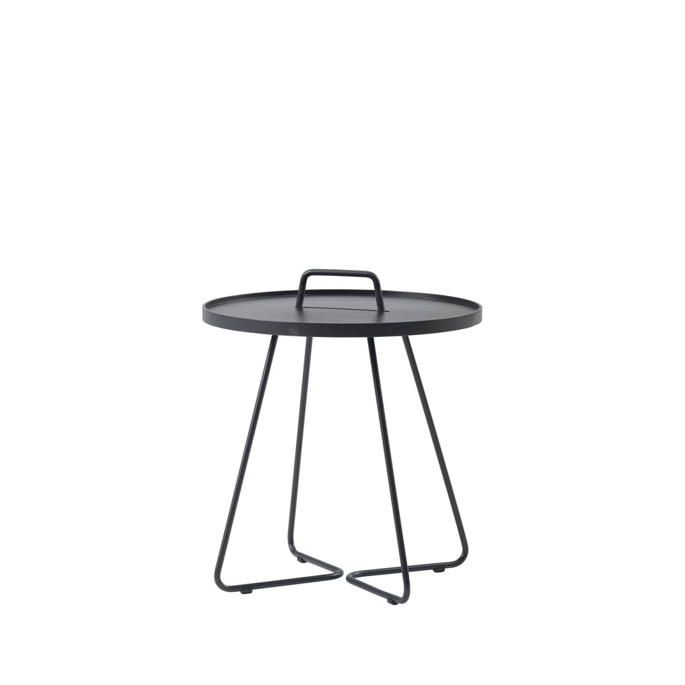 Cane-line On the move table Ø37 cm Black