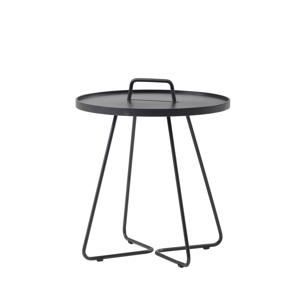 Cane-line On the move table Ø44 cm Black