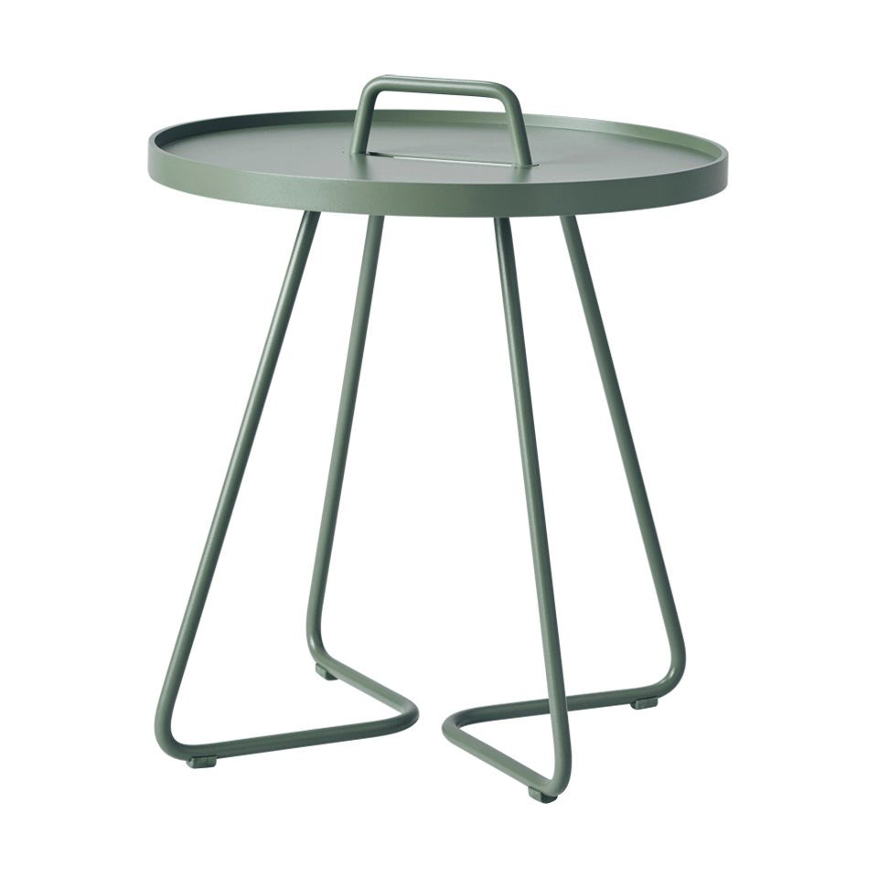 Cane-line On the move table Ø44 cm Dusty green