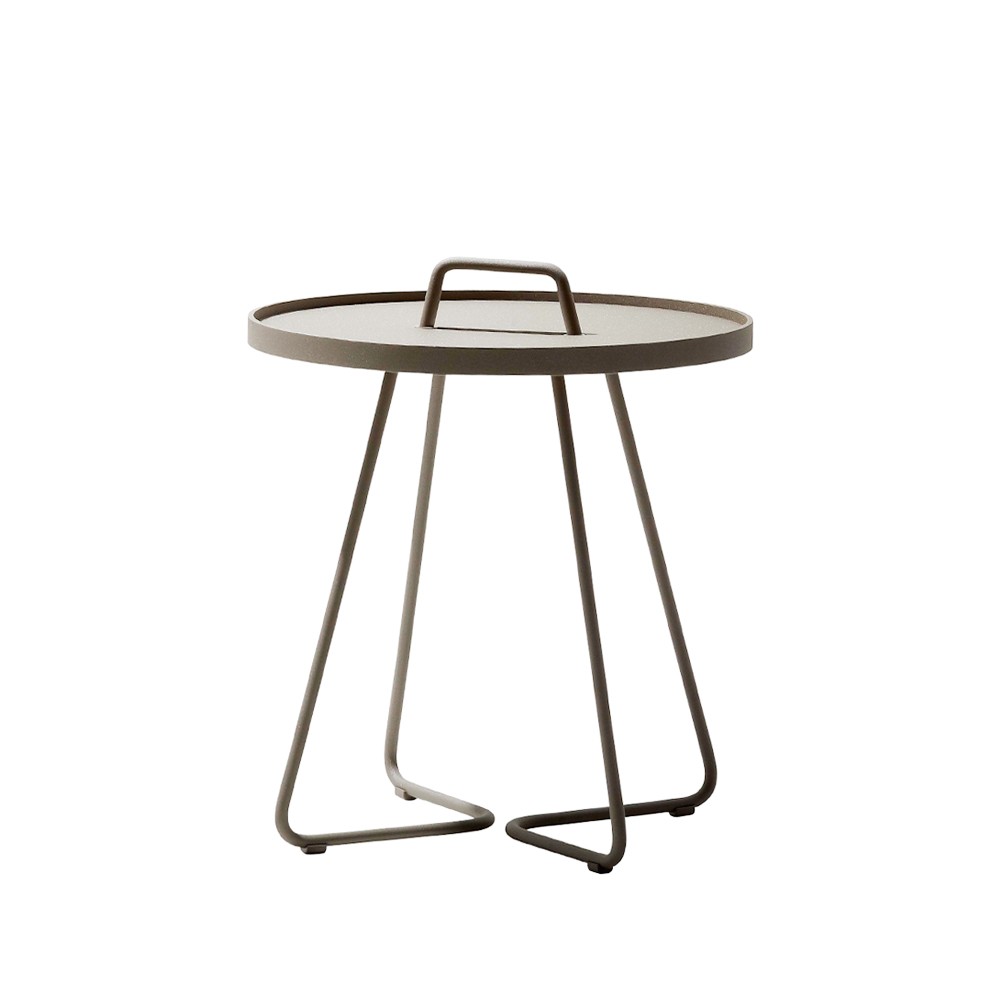 Cane-line On the move table Ø44 cm Taupe