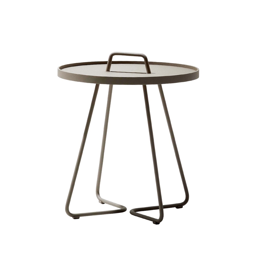 Cane-line On the move table Ø52 cm Taupe