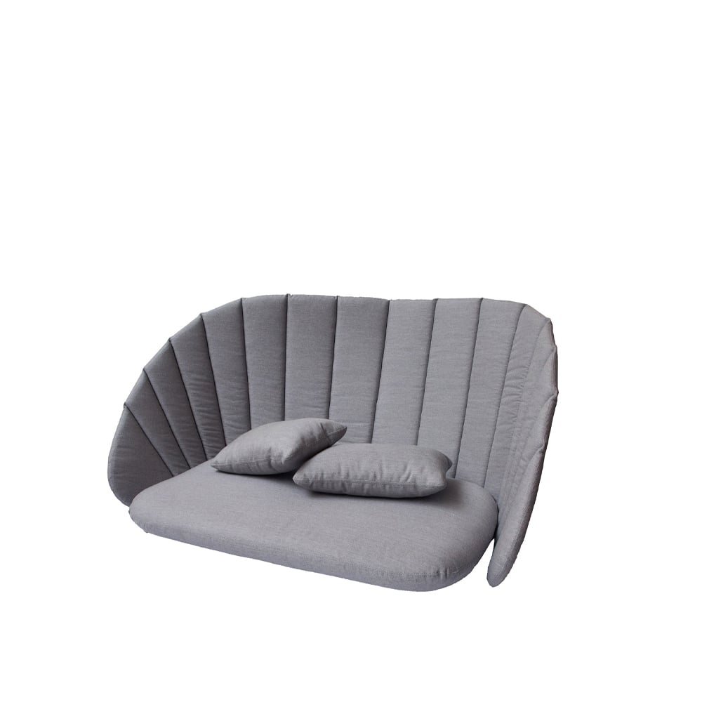 Cane-line Peacock cushion set sofa 2-seater Cane-line Natté grey