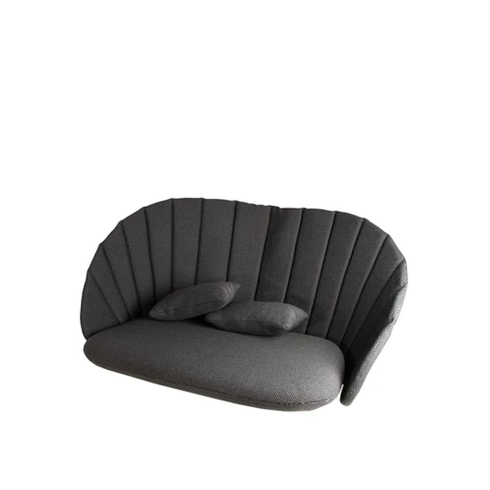 Cane-line Peacock cushion set sofa 2-seater Focus dark grey