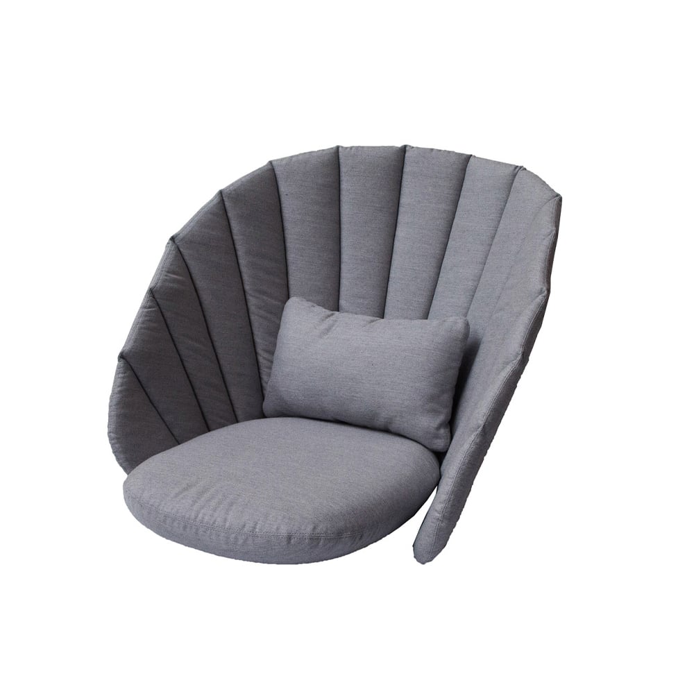 Cane-line Peacock lounge armchair cushion Cane-Line Natté grey