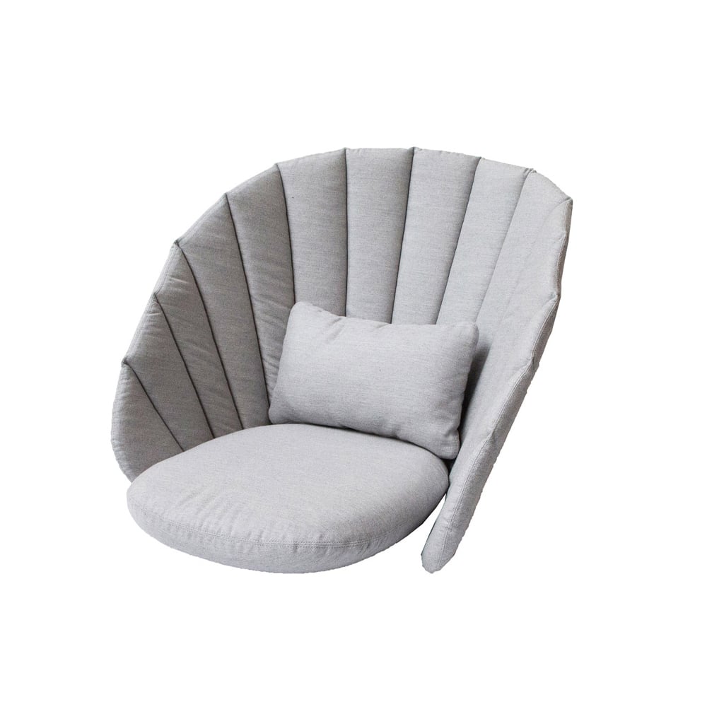 Cane-line Peacock lounge armchair cushion Cane-Line Natté light grey