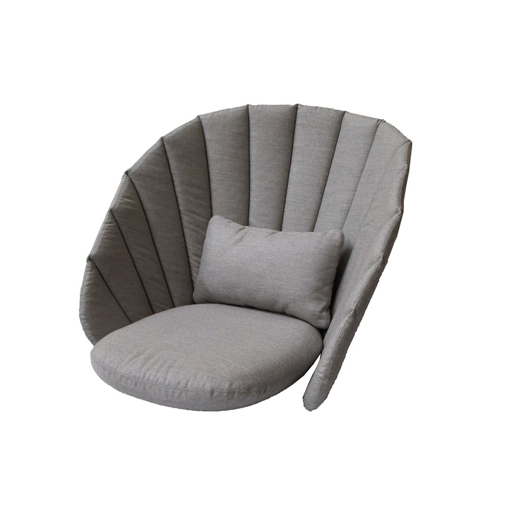 Cane-line Peacock lounge armchair cushion Cane-Line Natté taupe