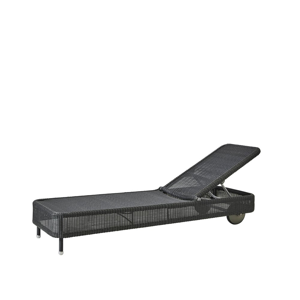 Cane-line Presley sun lounger weave Graphite