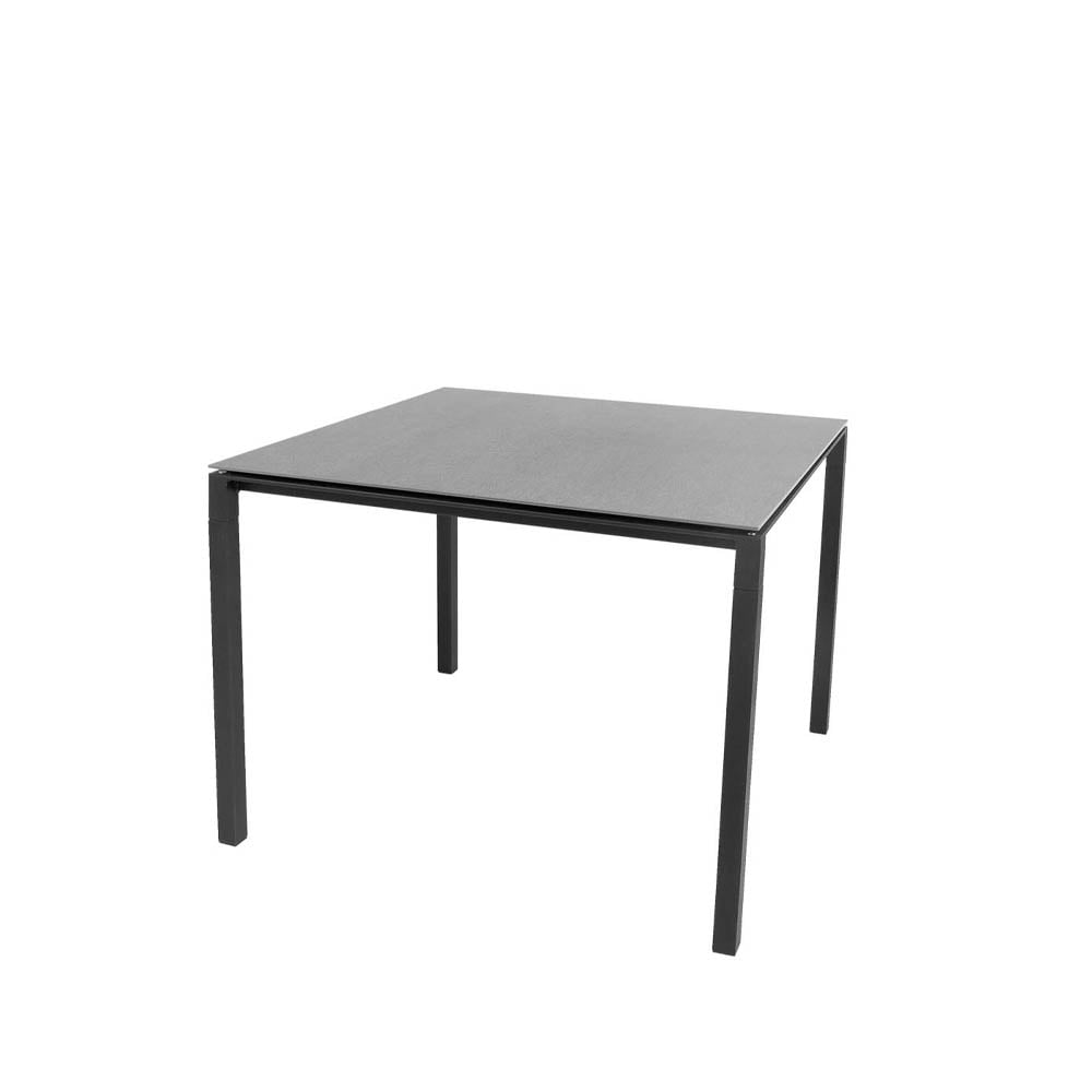 Cane-line Pure dining table Basalt grey-lava grey 100x100 cm