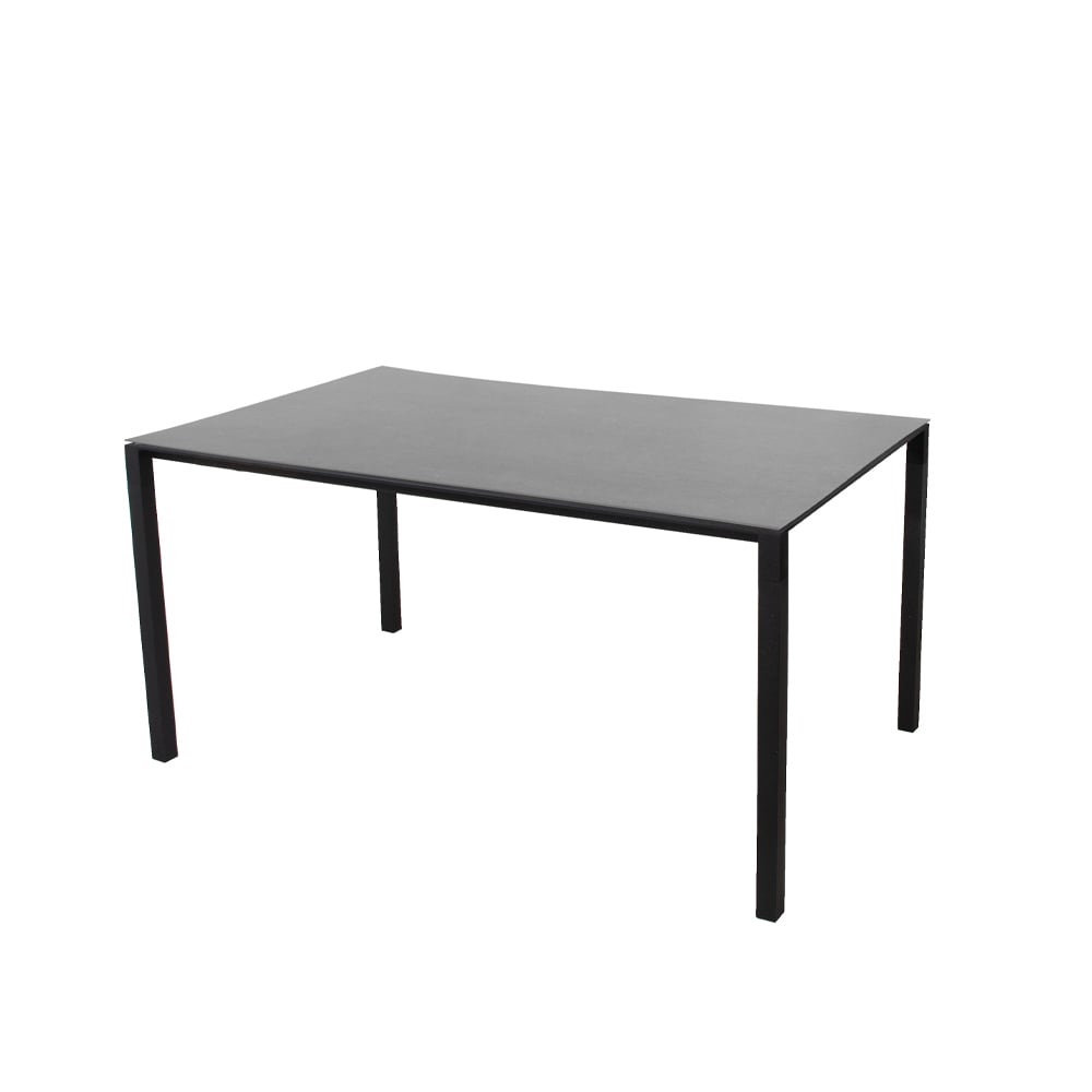 Cane-line Pure dining table Basalt grey-lava grey 150x90 cm