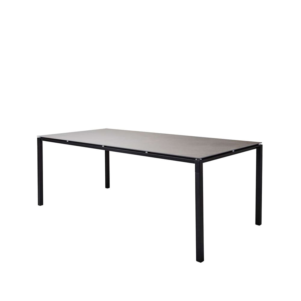 Cane-line Pure dining table Basalt grey-lava grey 200x100 cm