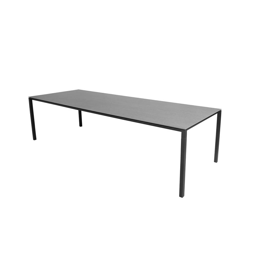 Cane-line Pure dining table Basalt grey-lava grey 280x100 cm