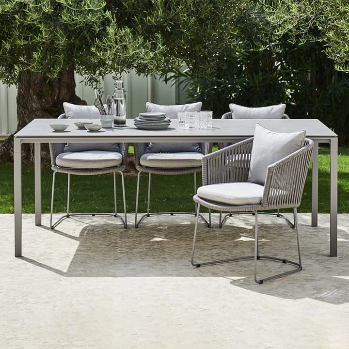 Pure dining table, Basalt grey-white 200x100 cm Cane-line