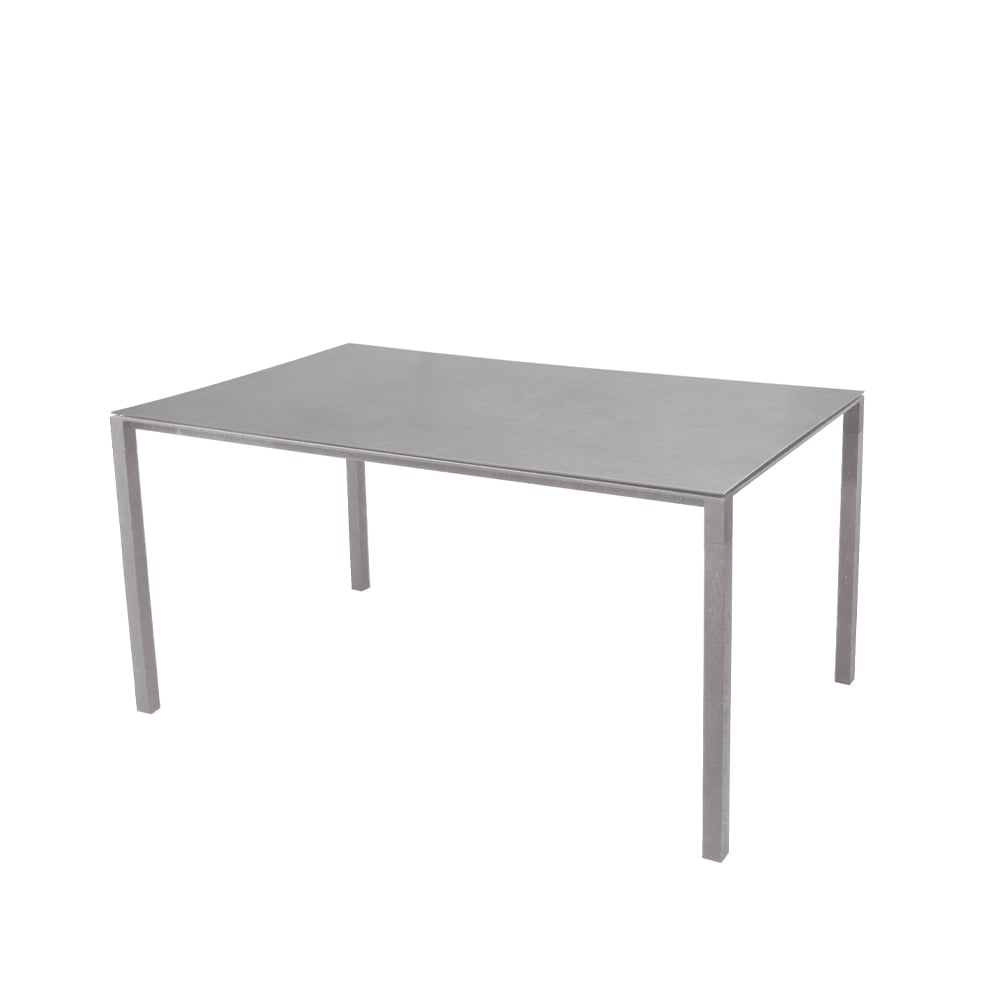 Cane-line Pure dining table Concrete grey-light grey 150x90 cm