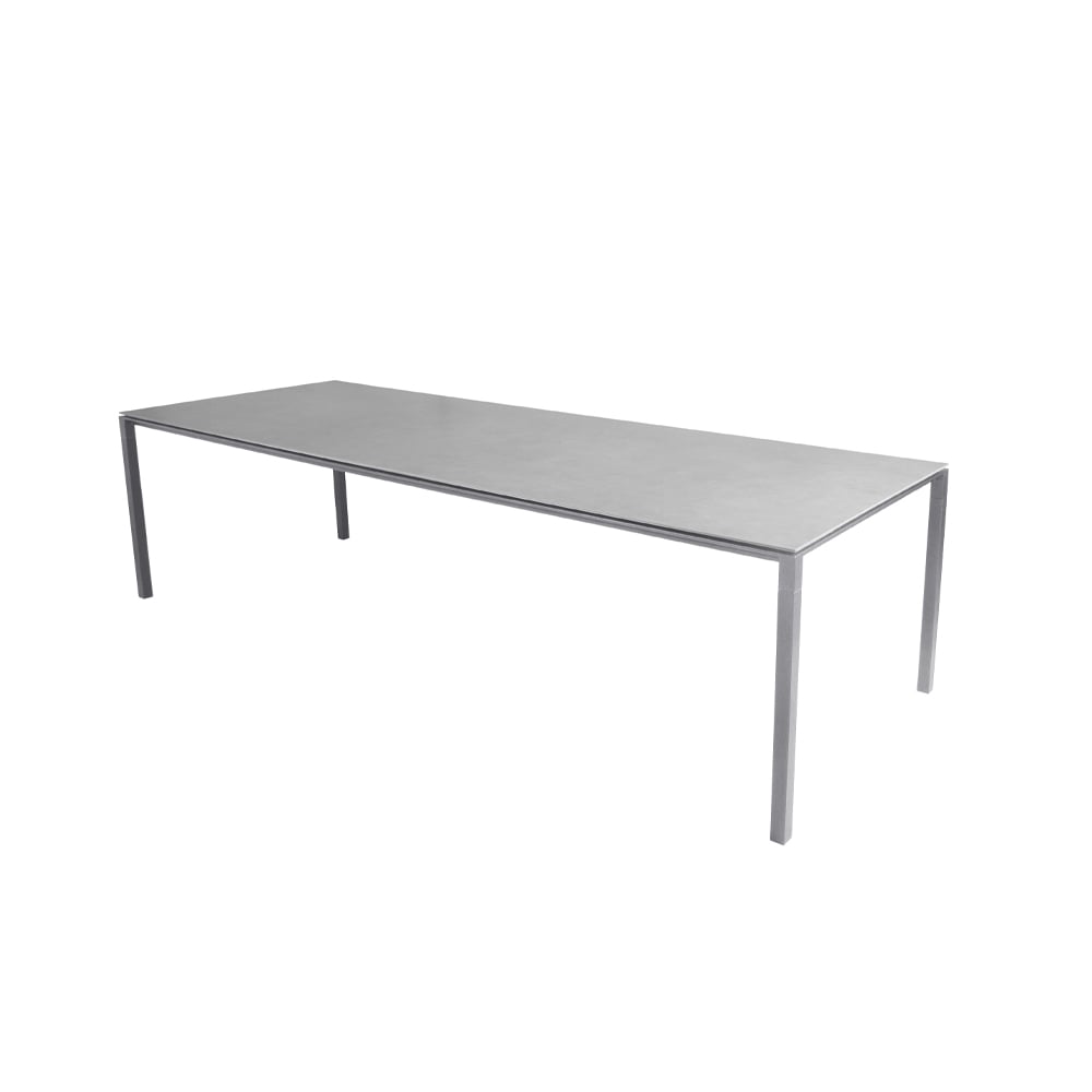 Cane-line Pure dining table Concrete grey-light grey 280x100 cm