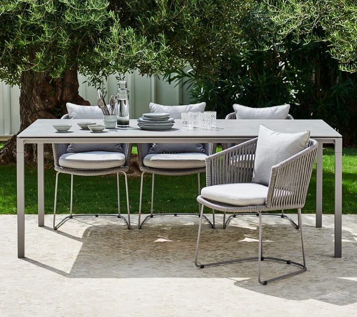 Pure table 200x100 cm Basalt grey-taupe Cane-line