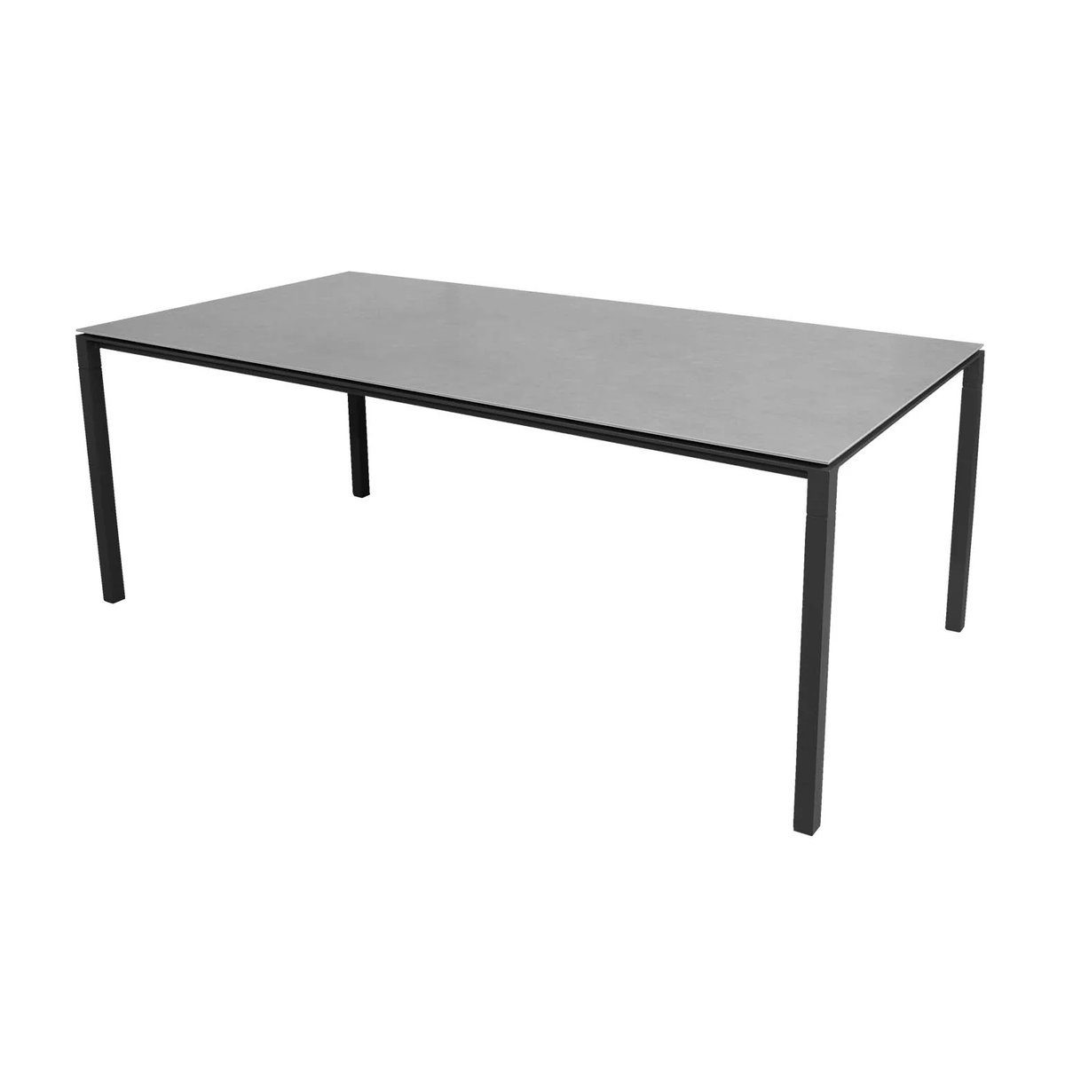 Cane-line Pure table 200x100 cm Concrete grey-lava grey