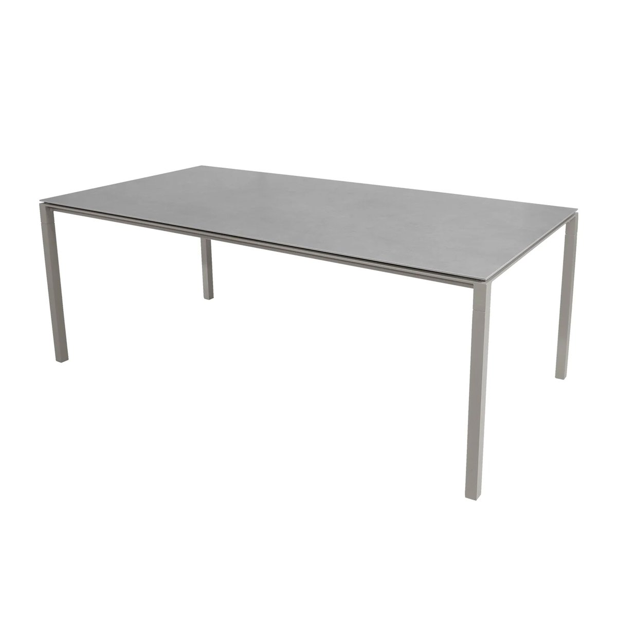 Cane-line Pure table 200x100 cm Concrete grey-taupe