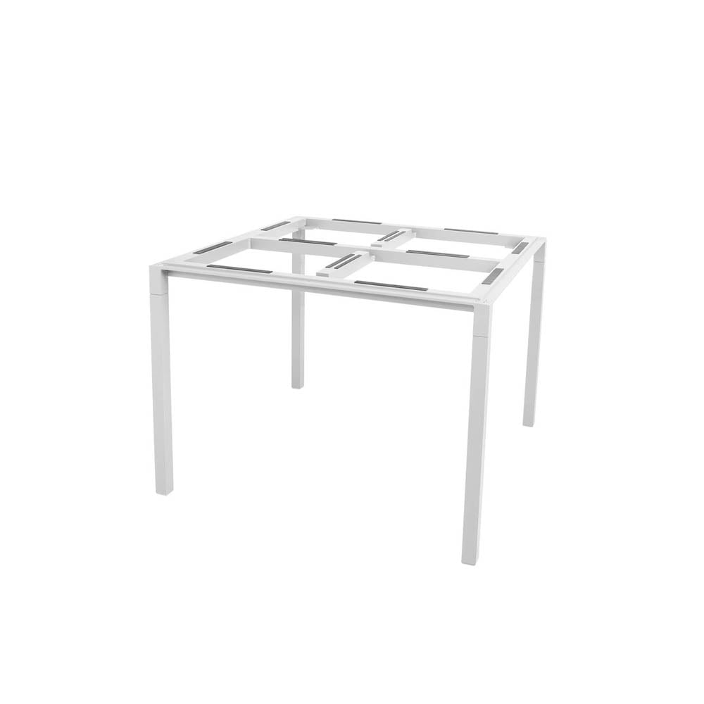 Cane-line Pure table base 100x100x73 cm White