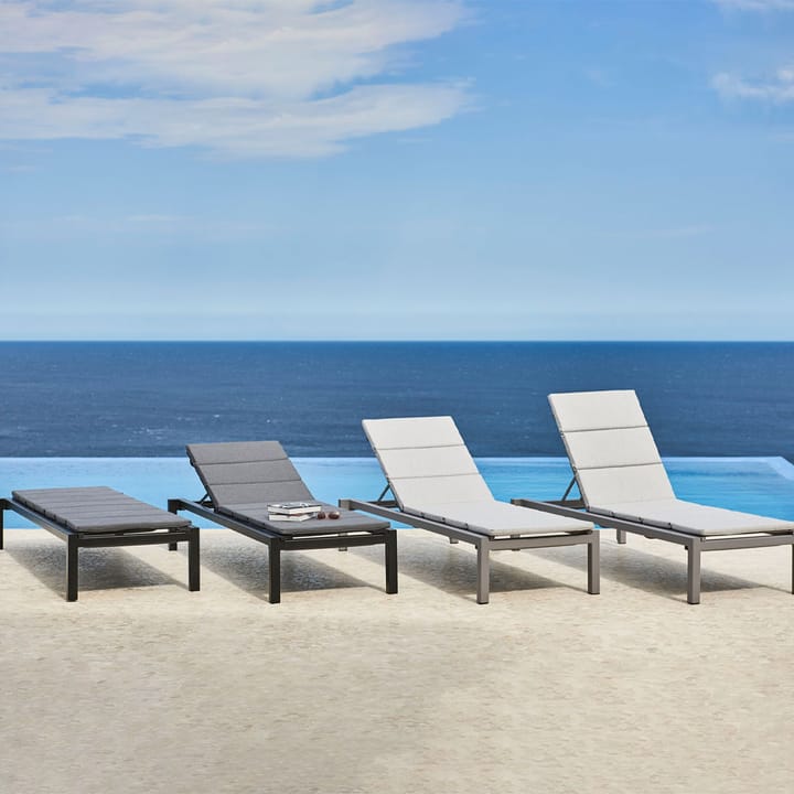 Relax sun lounger, Grey Cane-line