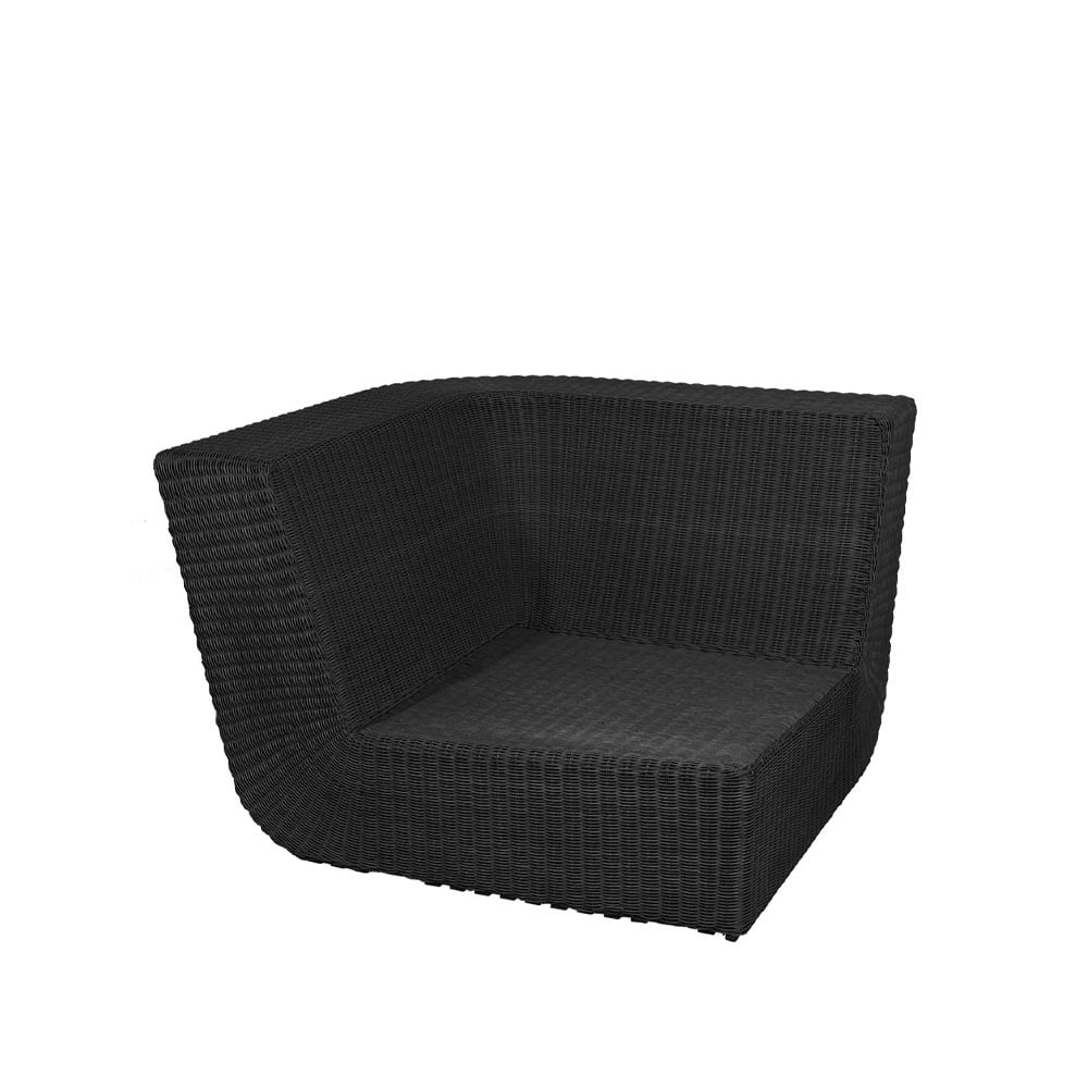 Cane-line Savannah modular sofa Black, corner