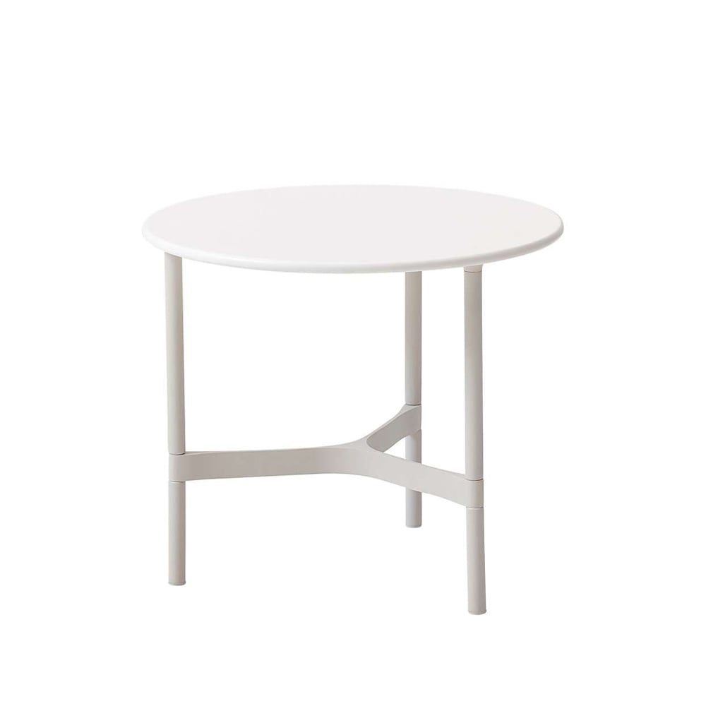 Cane-line Twist coffee table small Ø45 cm White-white