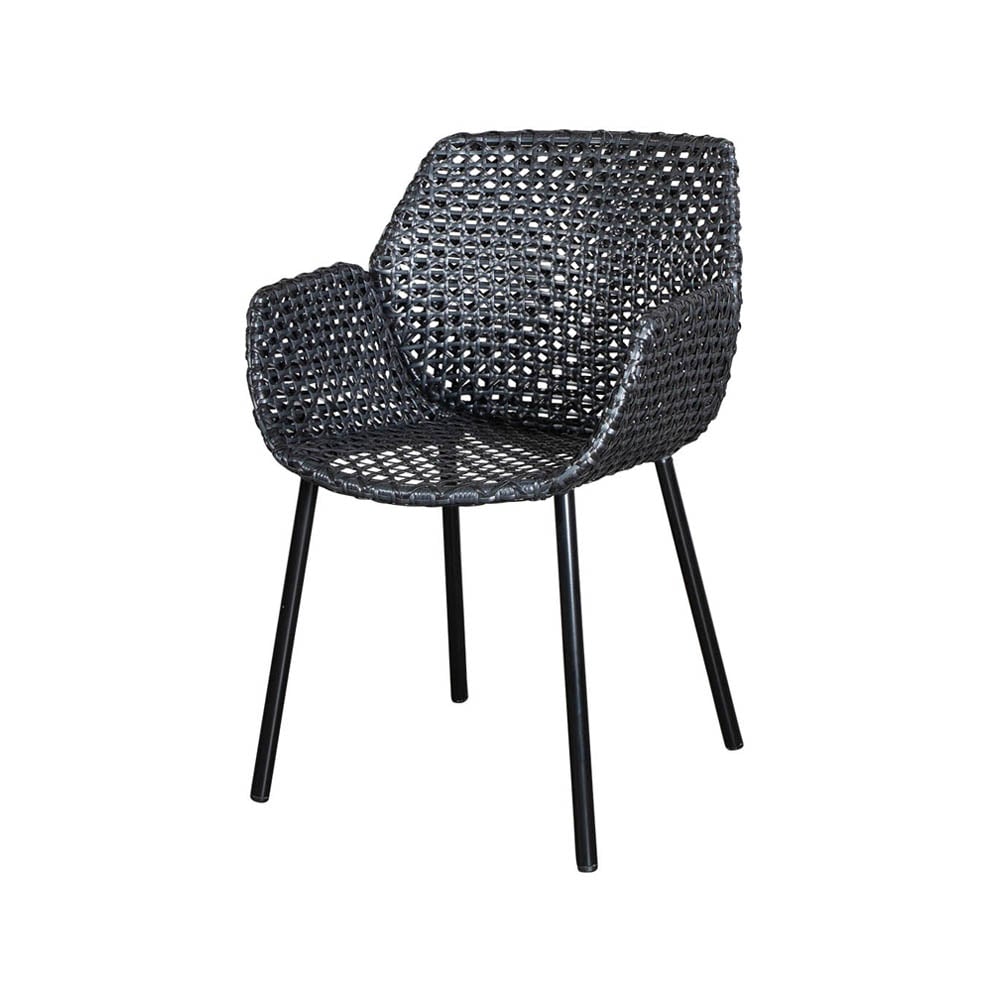 Cane-line Vibe chair Black/anthracite