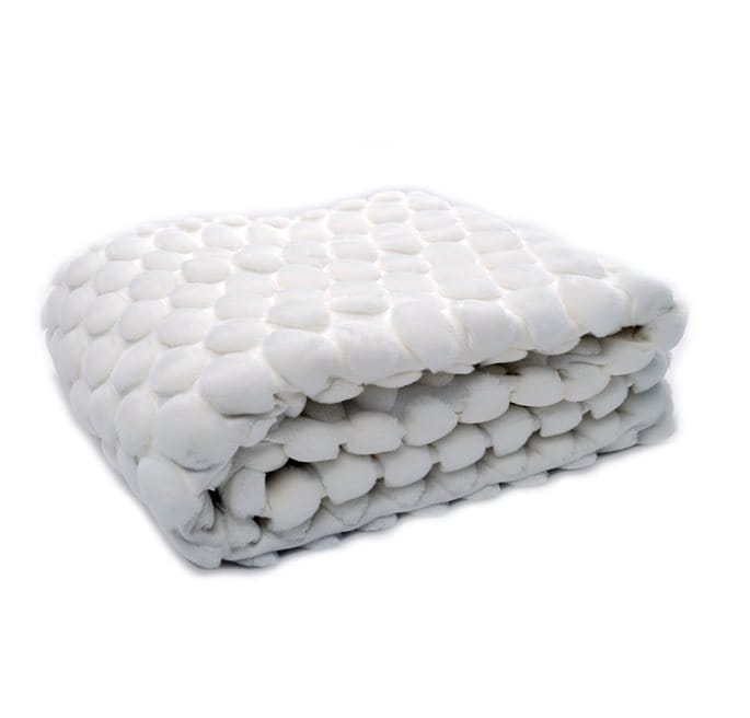 Egg Collection throw 170x130 cm - White - Ceannis