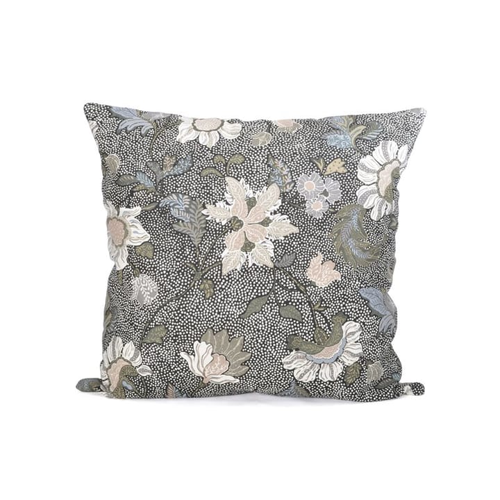 Flower pillowcase 50x50 cm - Black - Ceannis