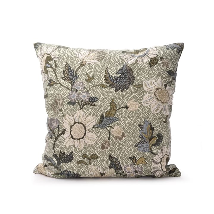 Flower pillowcase 50x50 cm - Soft green - Ceannis