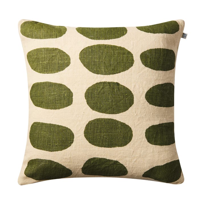 Asim pillowcase 50x50 cm - Beige-cactus green - Chhatwal & Jonsson