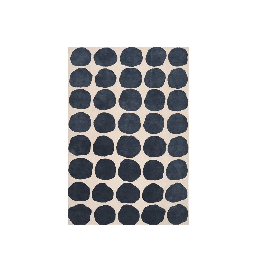 Chhatwal & Jonsson Big Dots rug Light khaki/blue melange, 180x270 cm