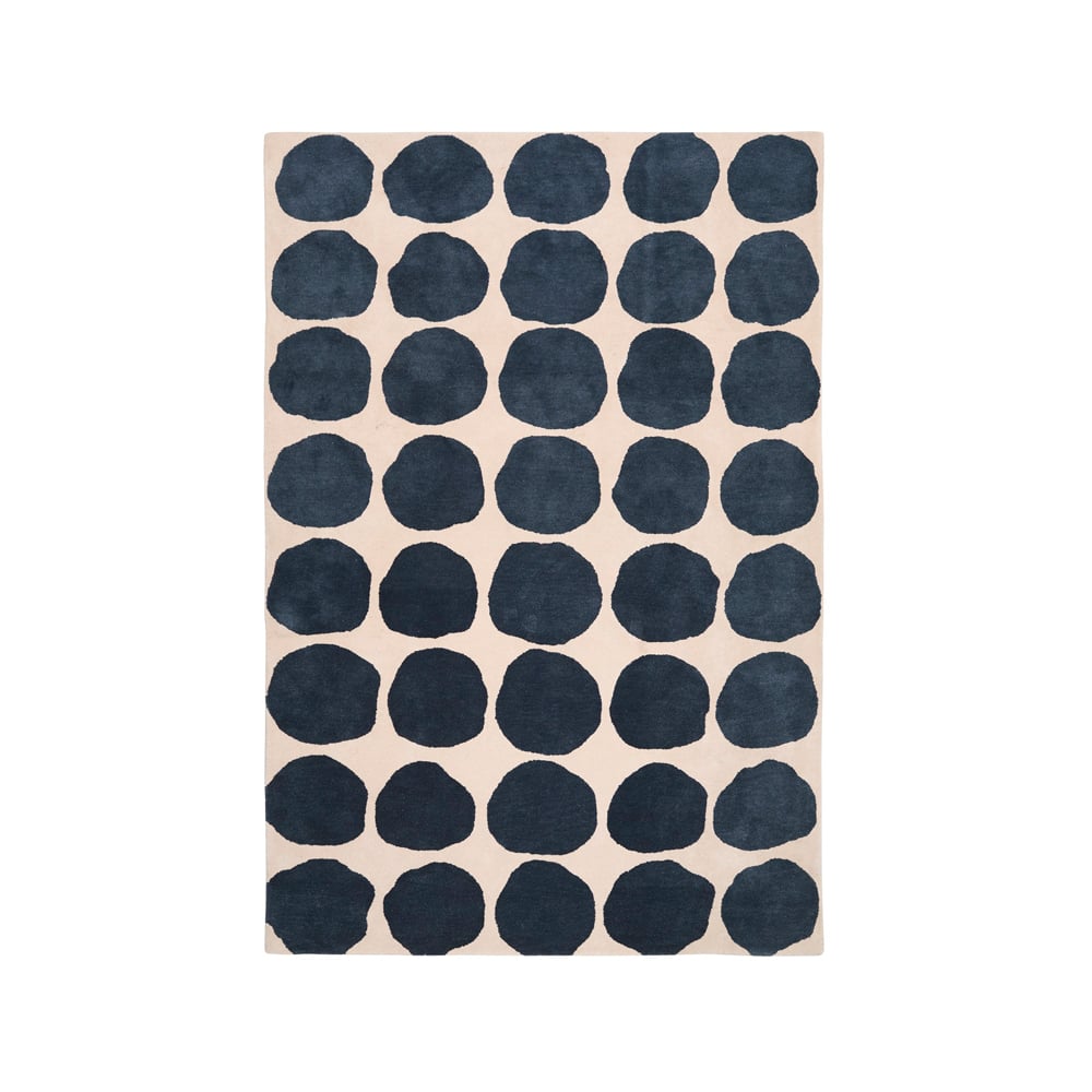 Chhatwal & Jonsson Big Dots rug Light khaki/blue melange, 230x320 cm