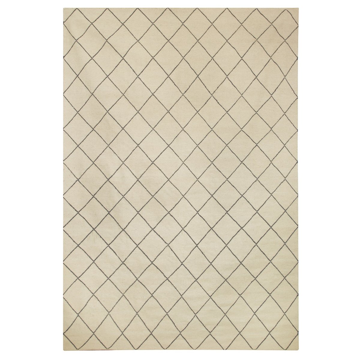 Chhatwal & Jonsson Diamond rug  184x280cm Off white-grey