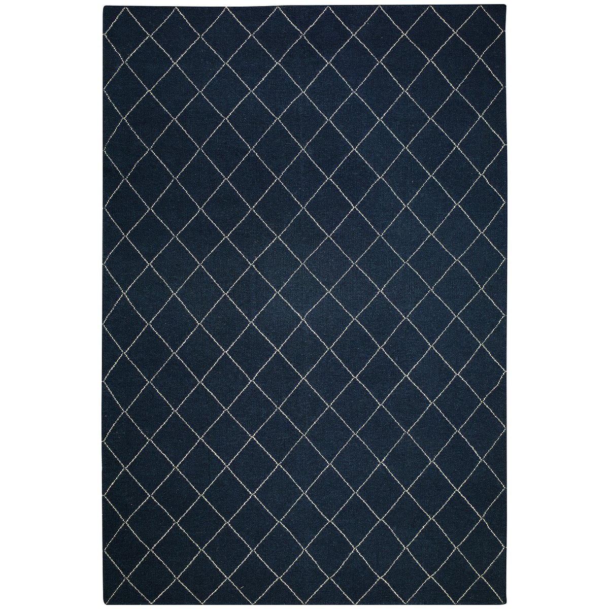 Chhatwal & Jonsson Diamond rug  230x336 cm Blue melange-off white