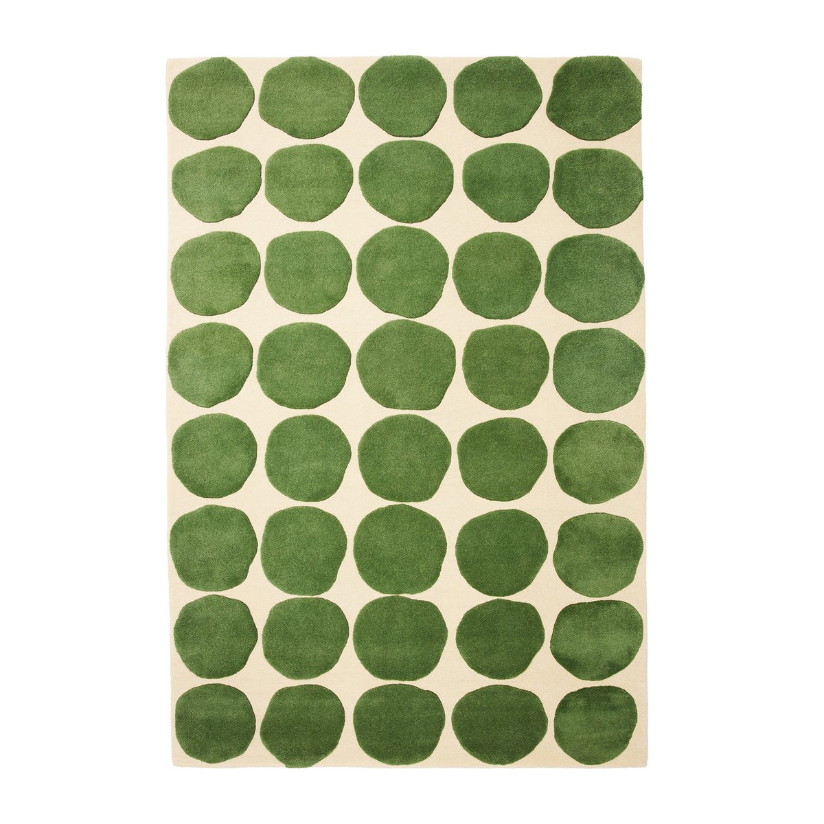 Chhatwal & Jonsson Dots rug Khaki-cactus green 180x270 cm