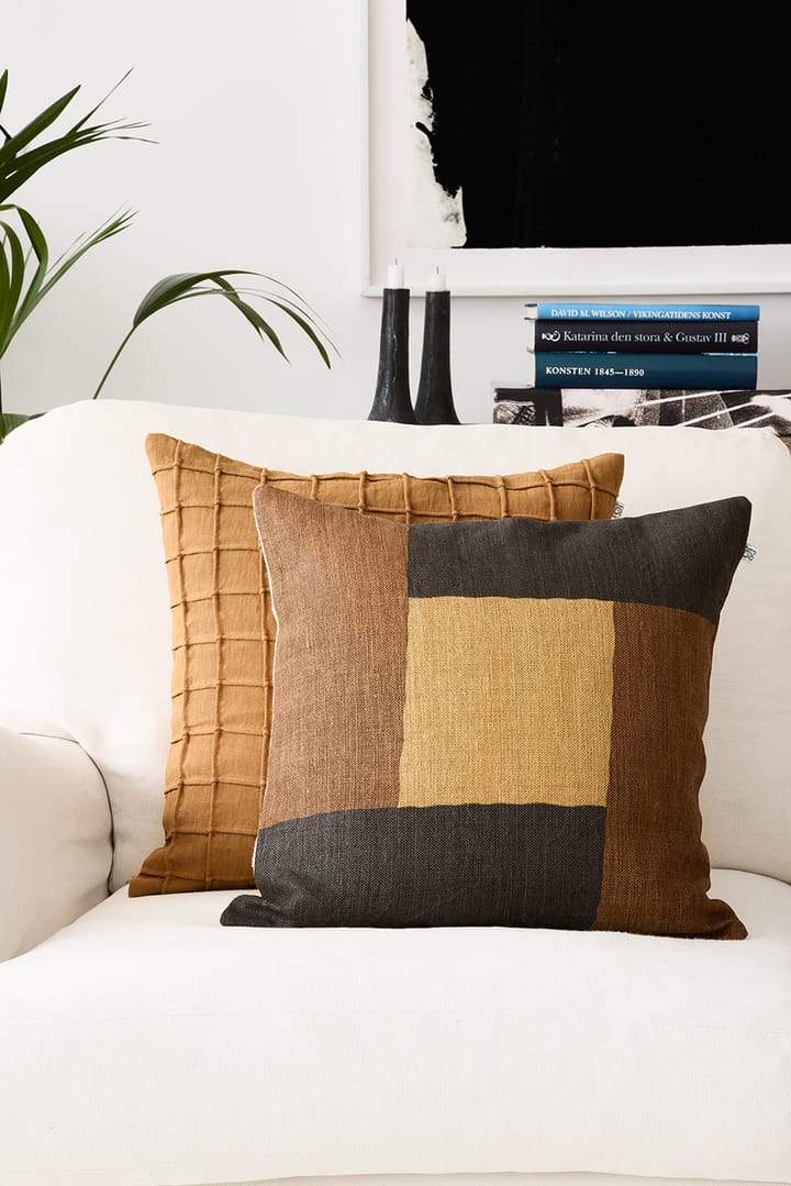 Halo pillowcase 50x50 cm, Dark Brown-Taupe-Khaki Chhatwal & Jonsson