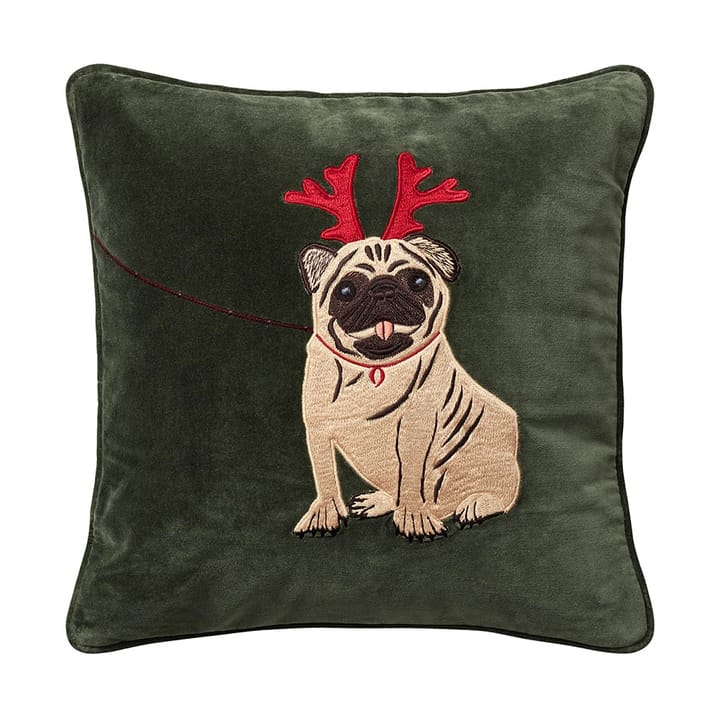 Holiday Dog cushion cover 50x50 cm - Forest Green - Chhatwal & Jonsson