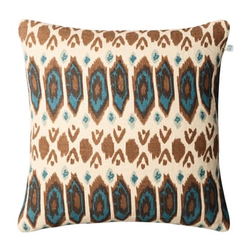 Ikat Bombay pillowcase 50x50 cm - Taupe-heaven blue-aqua - Chhatwal & Jonsson