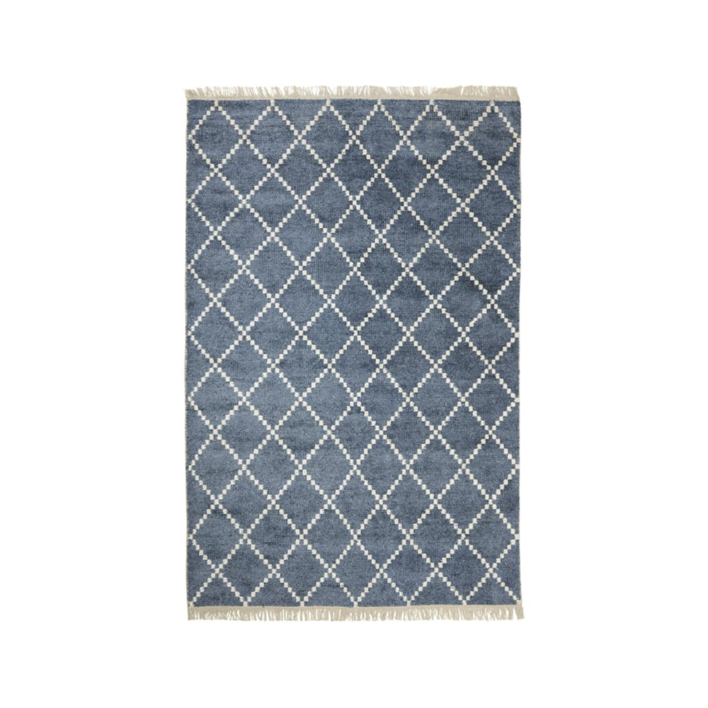 Chhatwal & Jonsson Kandi rug Blue melange/off-white, bambu/silk, 230x320 cm