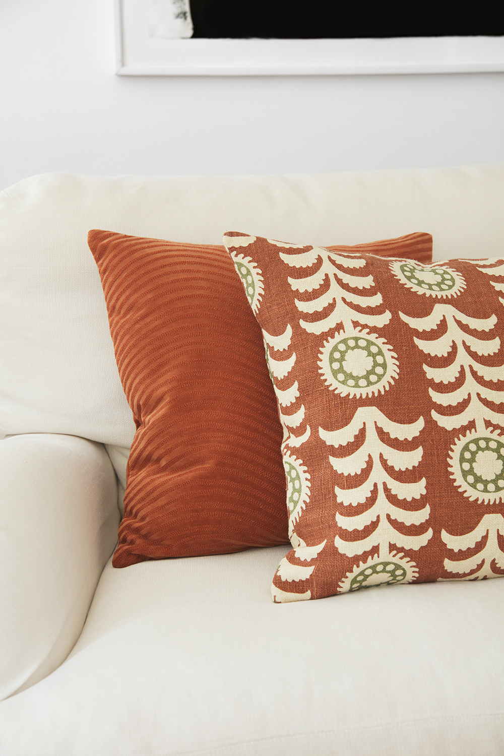Kunal cushion cover 50x50 cm, Terracotta