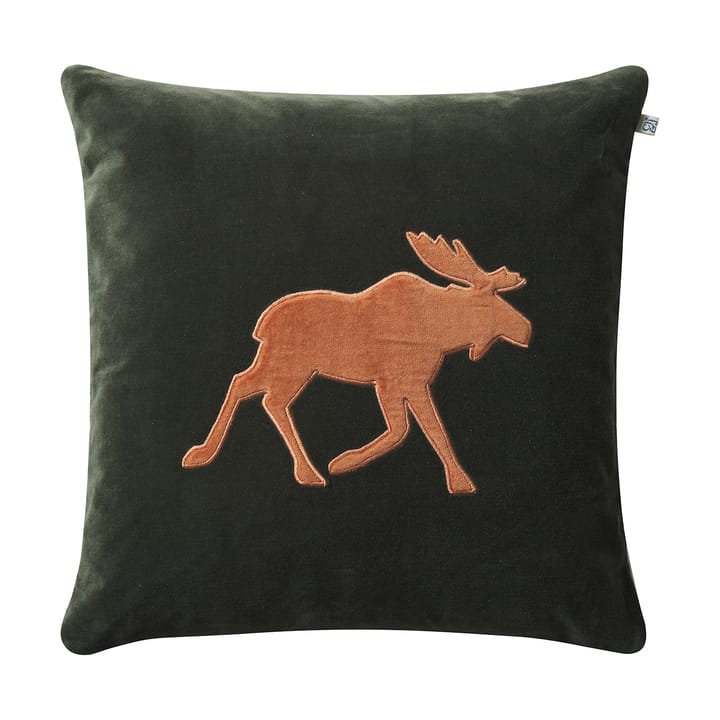 Moose cushion cover 50x50 cm - Forest Green-terracotta - Chhatwal & Jonsson