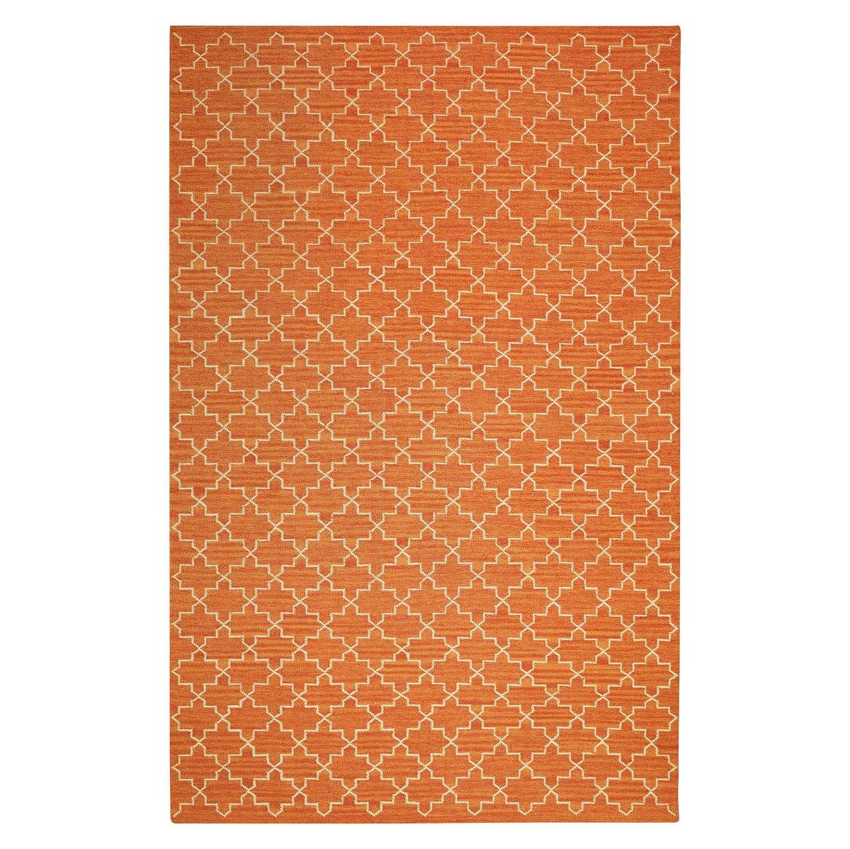 Chhatwal & Jonsson New Geometric rug  180x272 cm Orange melange -off white