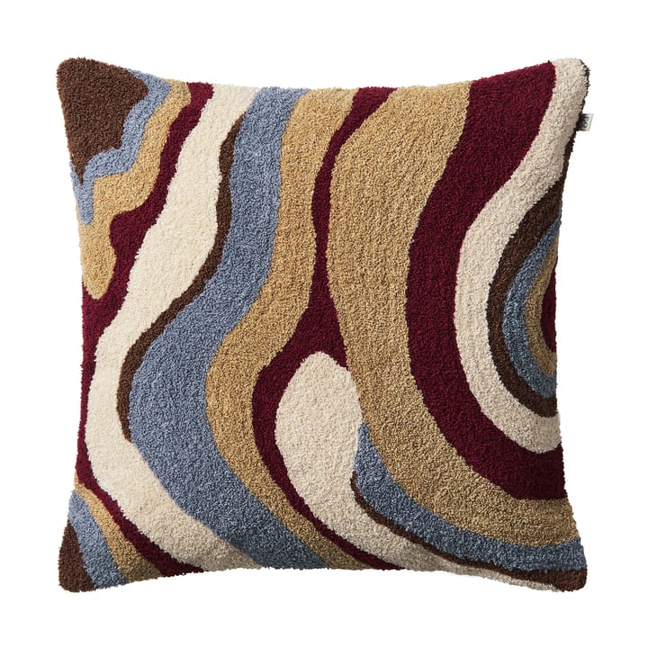 Sagar pillowcase 50x50 cm - Dusty blue-ruby - Chhatwal & Jonsson