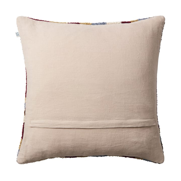 Sagar pillowcase 50x50 cm - Dusty blue-ruby - Chhatwal & Jonsson