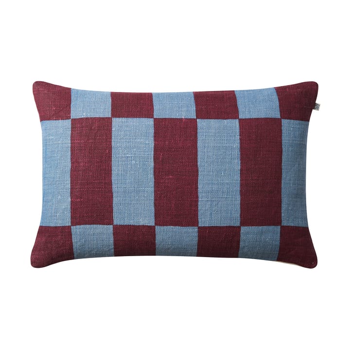 Samar cushion cover 40x60 cm - Dusty blue-ruby - Chhatwal & Jonsson