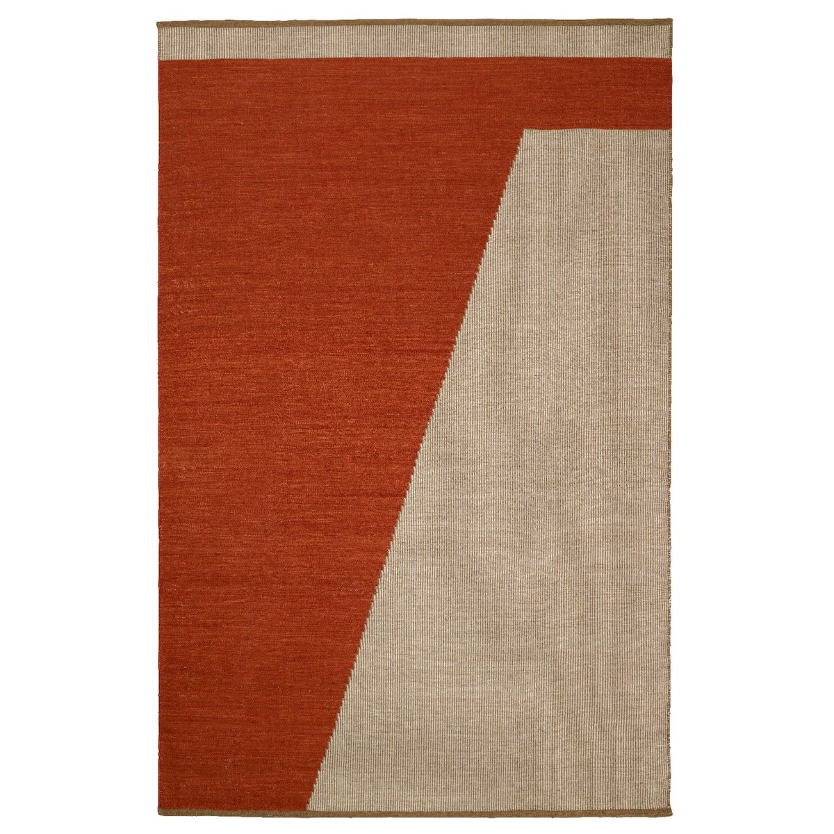 Chhatwal & Jonsson Una wool carpet 180x270 cm rust-beige-off white