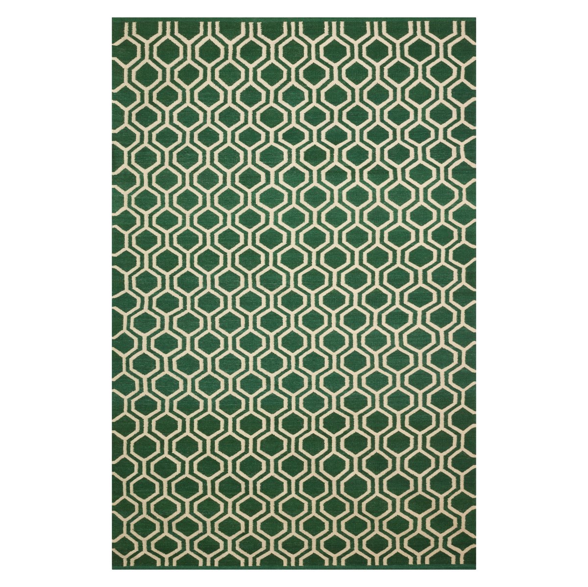 Chhatwal & Jonsson Varanasi rug  180x272 cm Green-off white