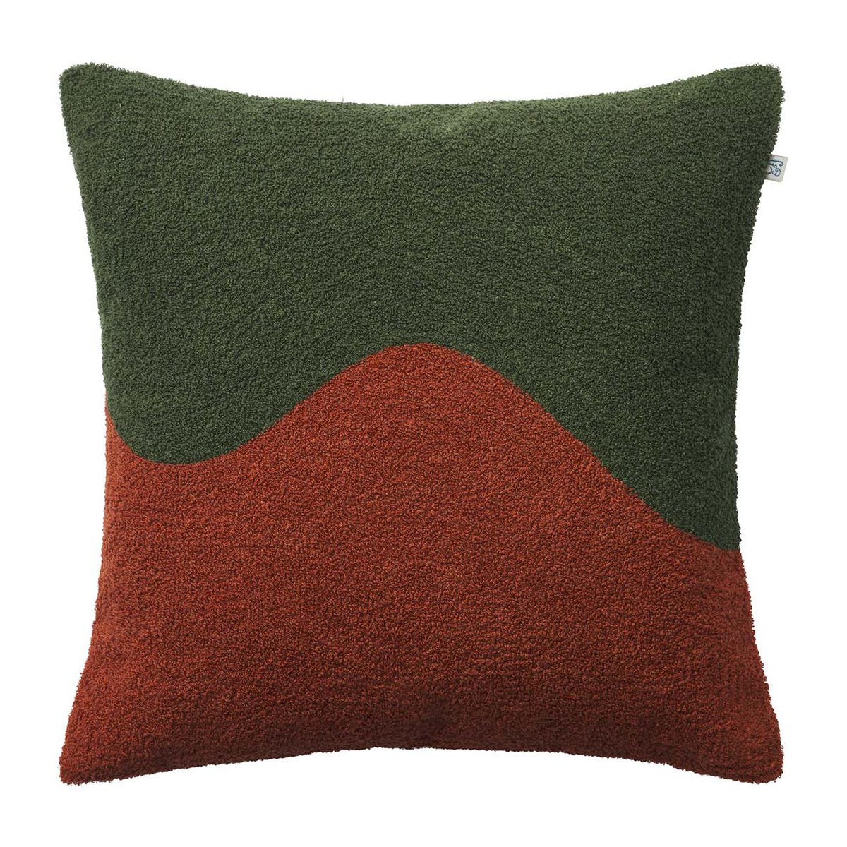 Chhatwal & Jonsson Yogi cushion cover 50x50 cm Forest green-terracotta