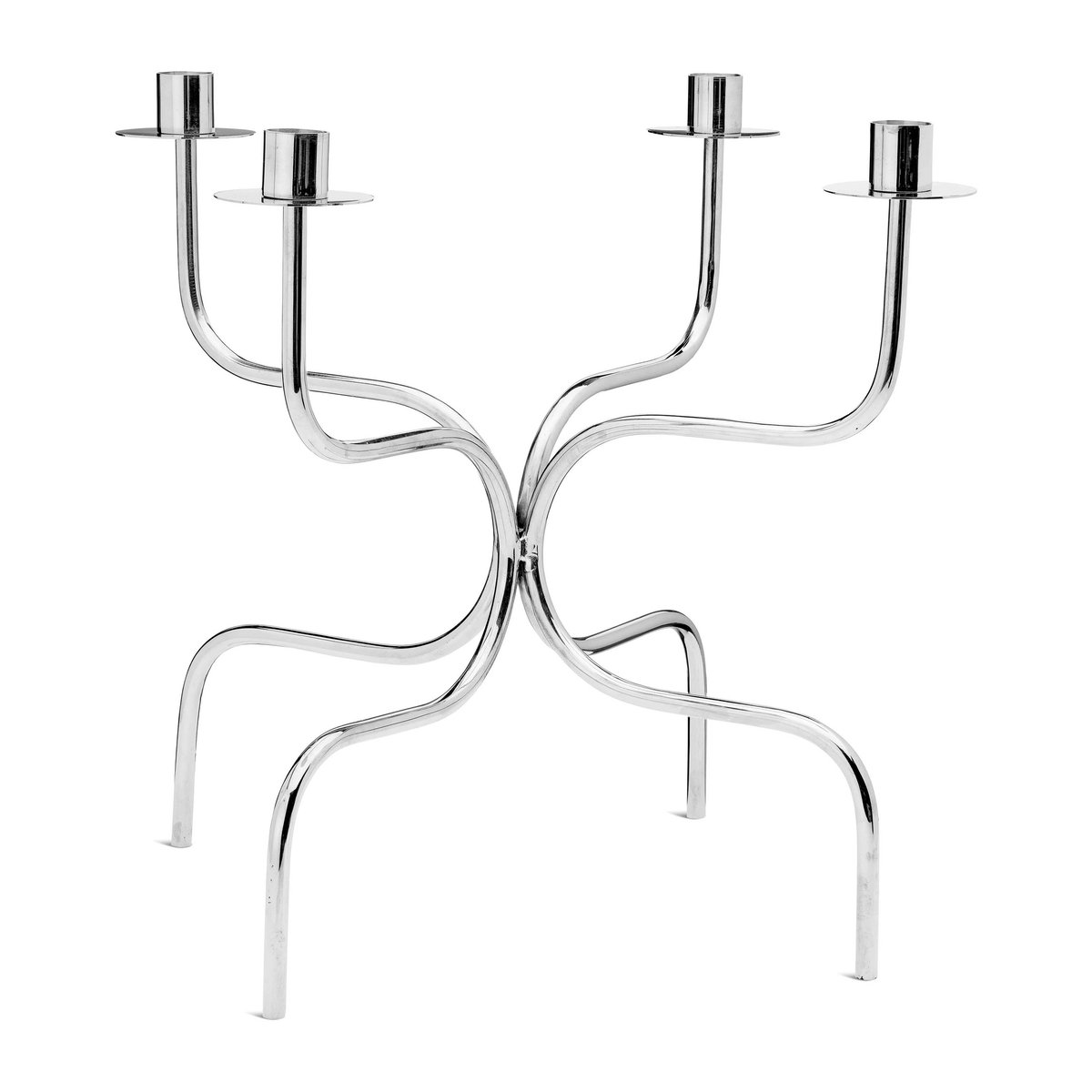 Classic Collection Candlesticks candelabra quartet Nickel-plated brass