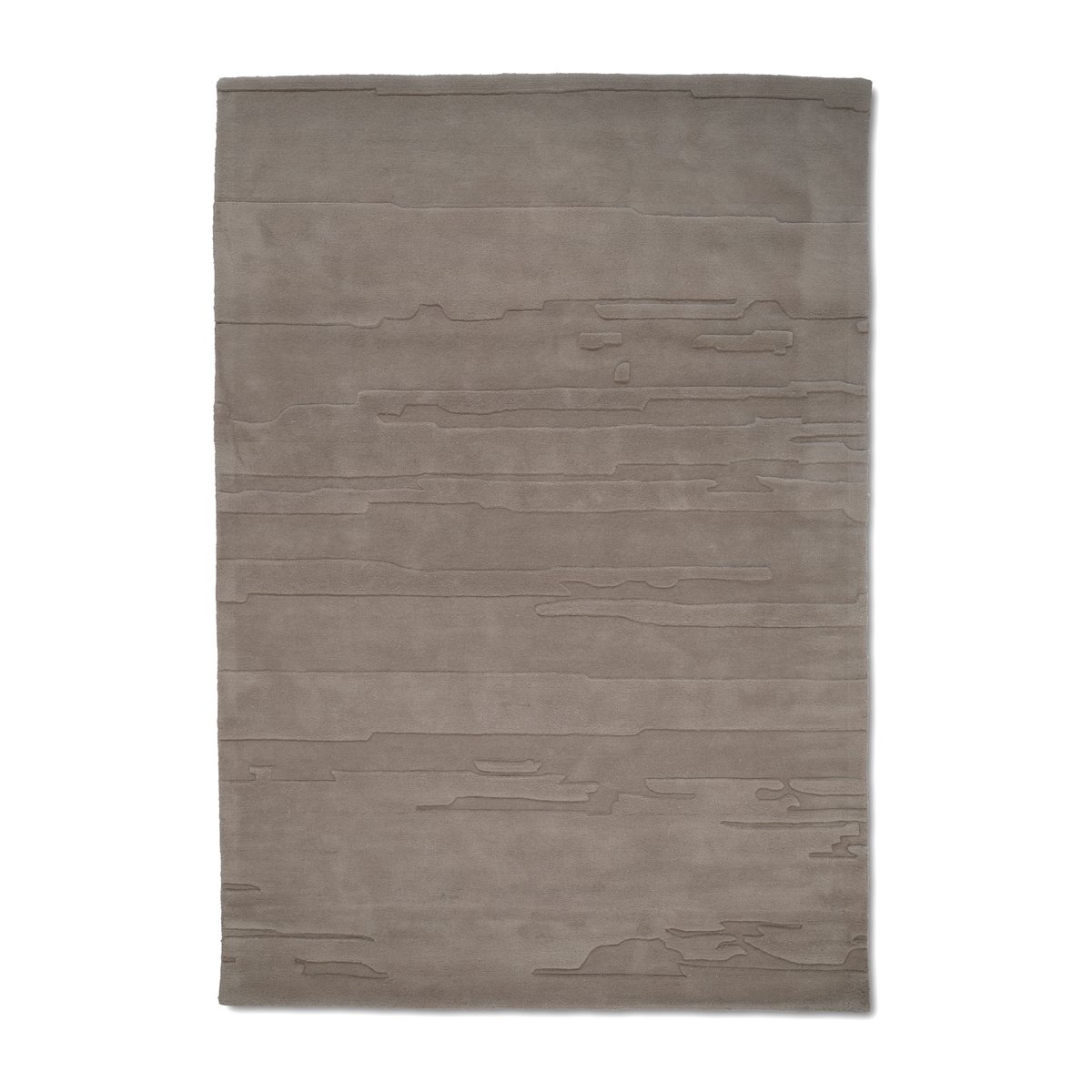 Classic Collection Carved wool rug 170x230 cm Silver